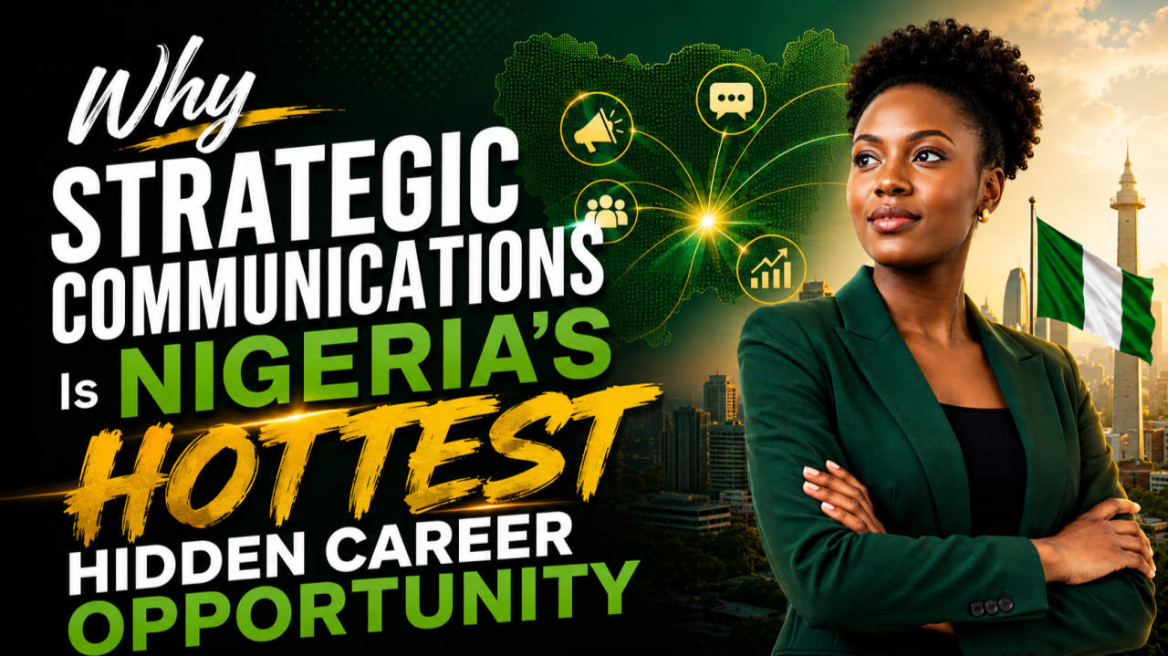 Why Strategic Communications Is Nigeria's Hottest Hidden Career Opportunity