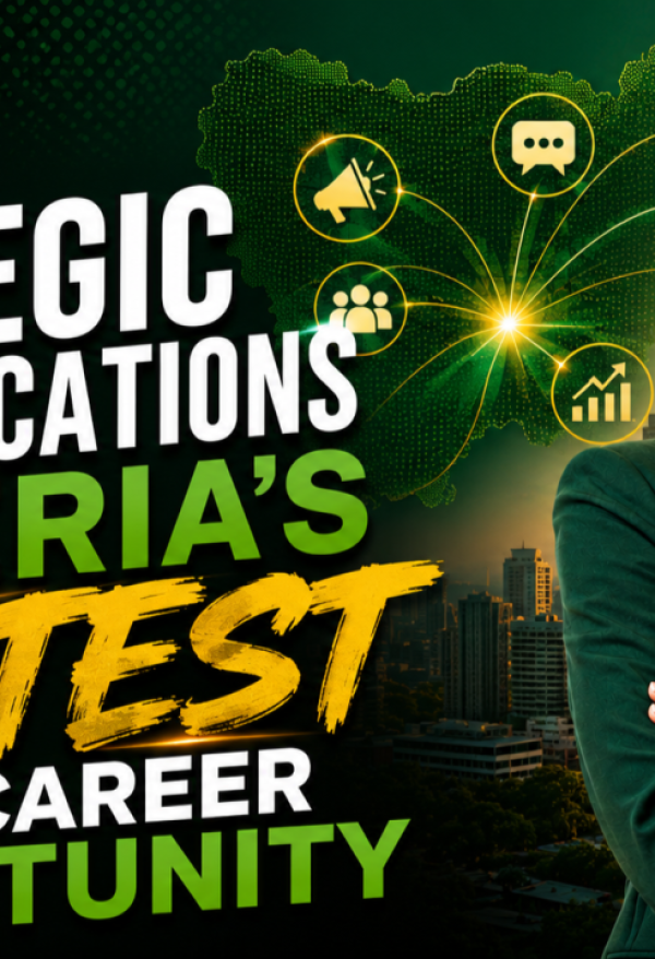 Why Strategic Communications Is Nigeria's Hottest Hidden Career Opportunity