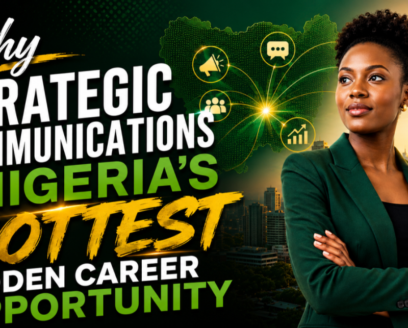 Why Strategic Communications Is Nigeria's Hottest Hidden Career Opportunity